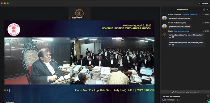 At Hearing Calcutta High Court