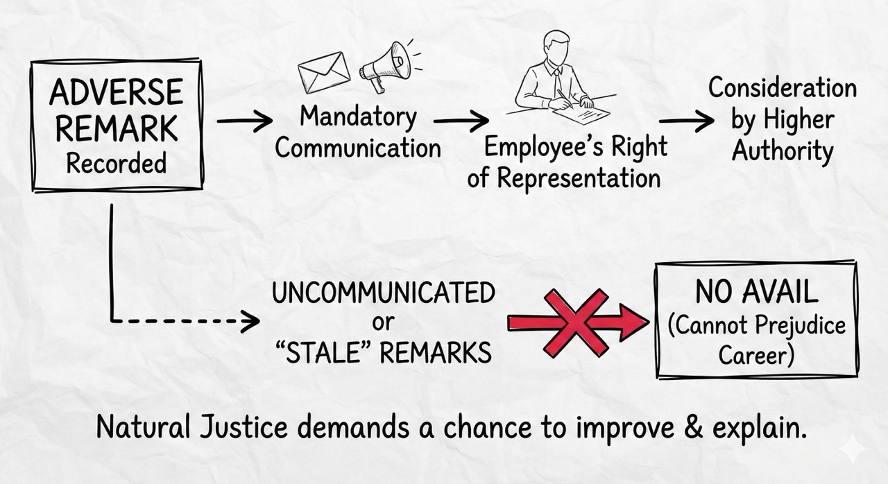 Rule of Communication in Adverse Confidential Review 