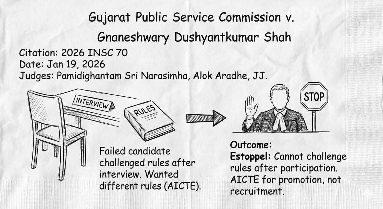 Gujarat Public Service Commission v Gnaneshwary Dushyantkumar Shah Patras Law Chamber Gujarat Public Service Commission v Gnaneshwary Dushyantkumar Shah