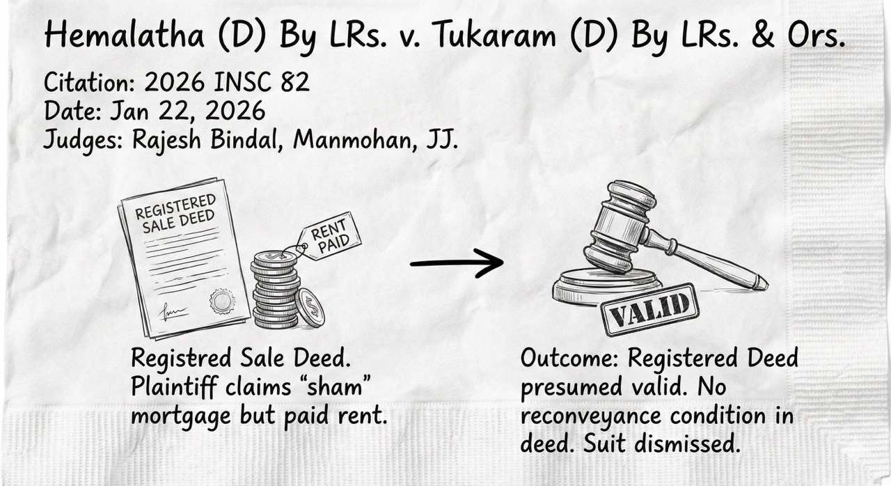 Hemalatha D By LRs v Tukaram D By LRs Ors Patras Law Chamber Hemalatha D By LRs v Tukaram D By LRs Ors