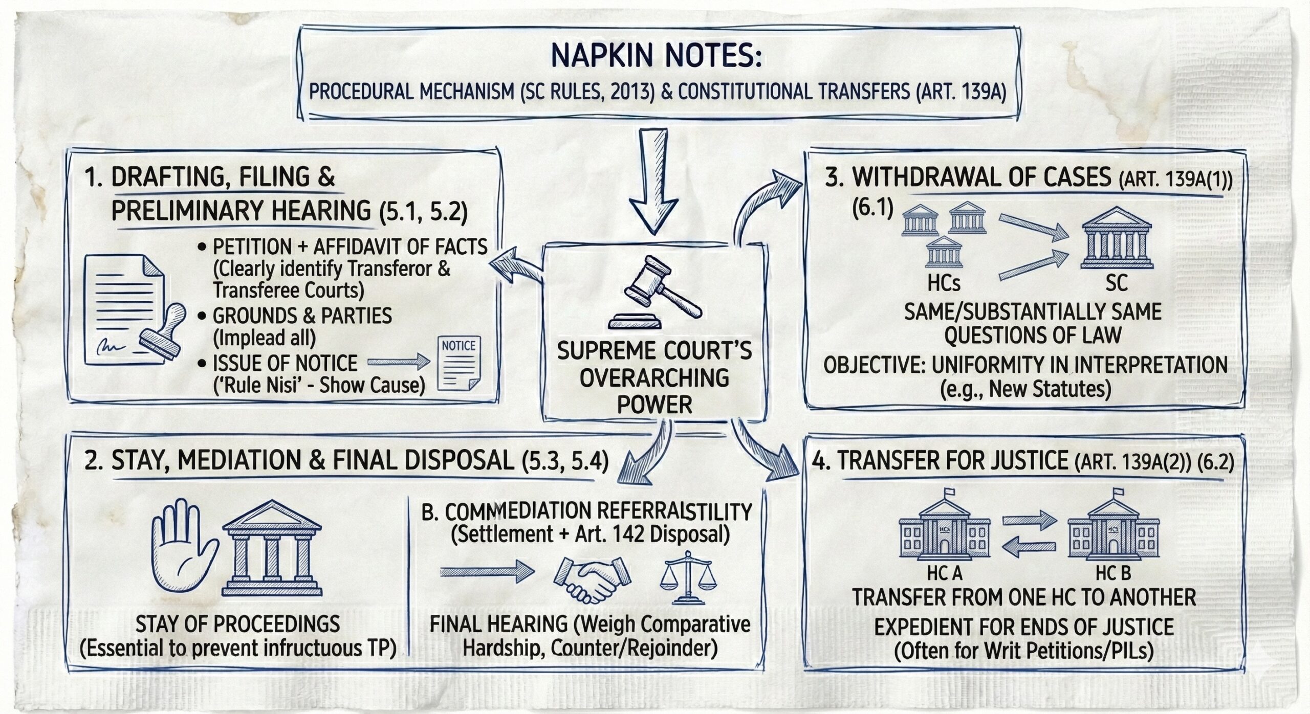 Law of transfer petitions in the Supreme Court of India