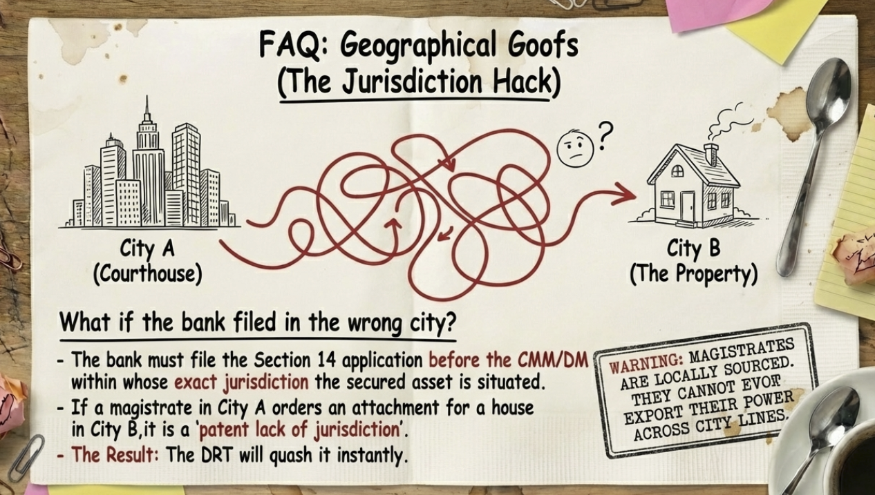 Banks possession order from the chief judicial magistrate 