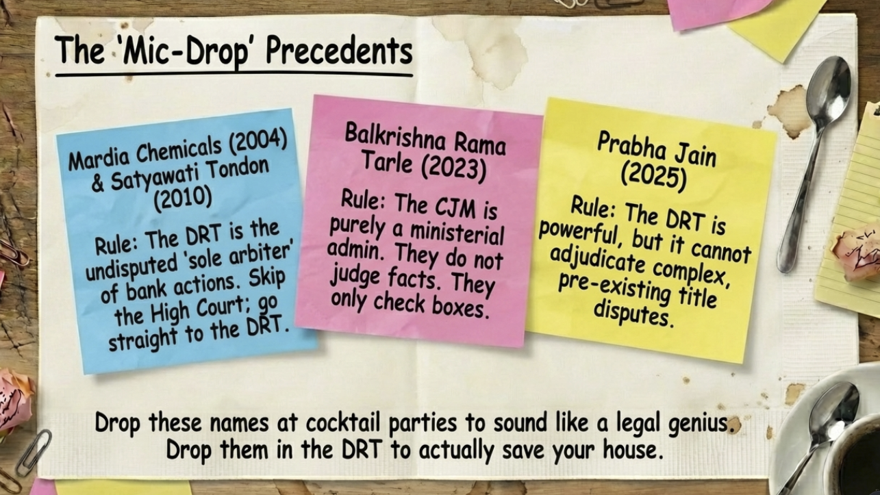 Banks possession order from the chief judicial magistrate 