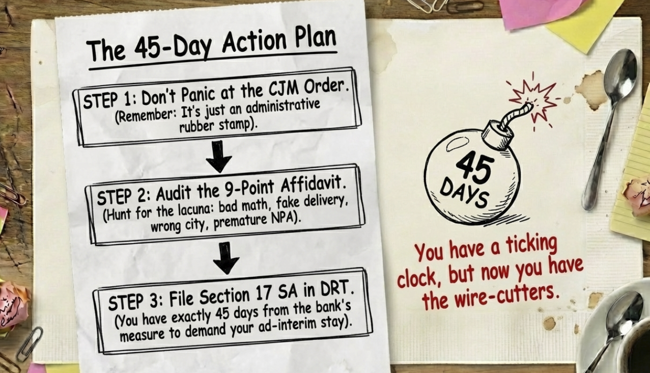 Banks possession order from the chief judicial magistrate 