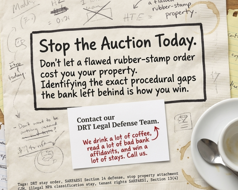 Banks possession order from the chief judicial magistrate 