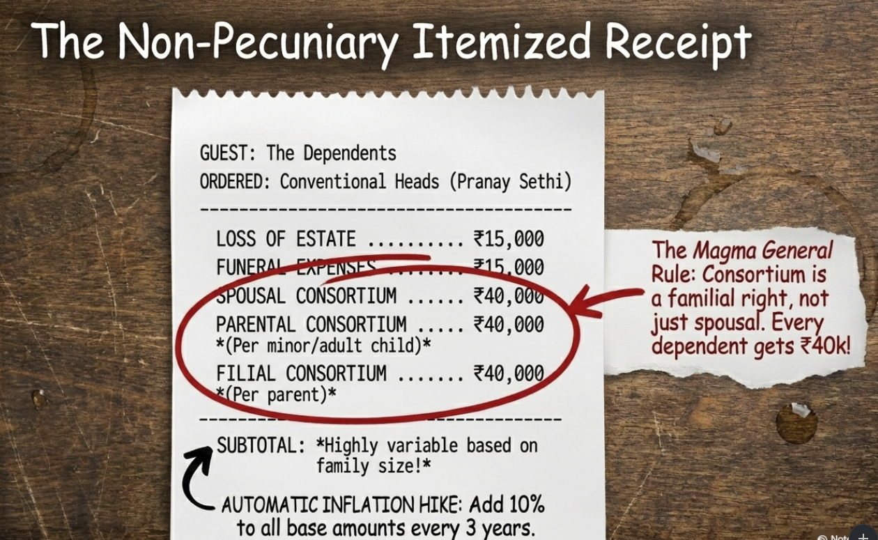 Motor Accident Claims Tribunal MACC MACT claims calculation diagram 