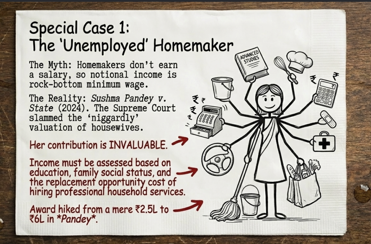 Motor Accident Claims Tribunal MACC MACT claims calculation diagram 