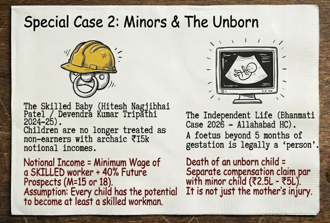 Motor Accident Claims Tribunal MACC MACT claims calculation diagram 