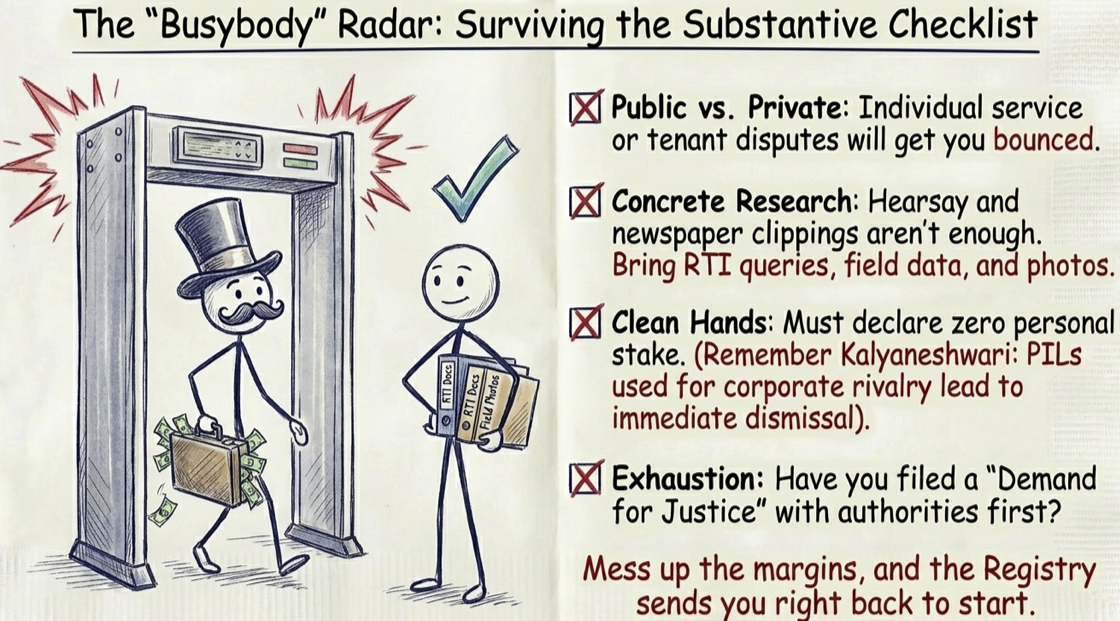 Filing public interest litigation PIL in Calcutta High Court 