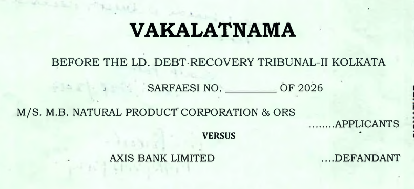 DRT KOLKATA APPERANCE
