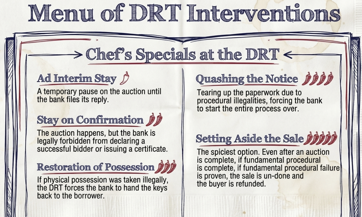 Can You Save Your Property After the Bank Auction Notice Get a Stay order today at DRT drt