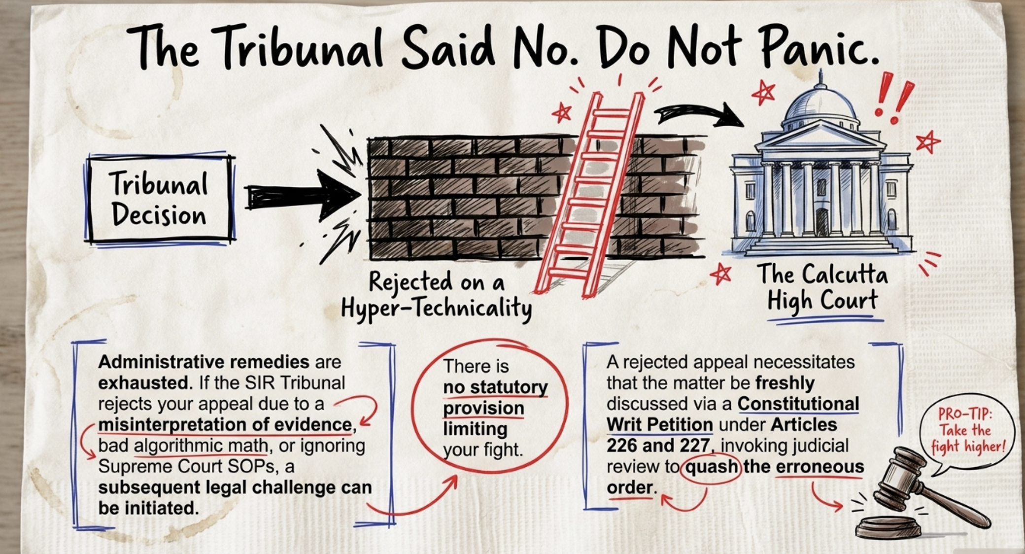 how to appeal voter card deletion west bengal, voter card deleted logical discrepancy, eci logical discrepancy voter notice, how to prove unmapped voter status, sir tribunal appeal procedure wb, calcutta high court group ix residuary writ, how to expedite tribunal hearing article 227, calcutta high court writ petition for voter card, voter list appeal deadline condonation of delay, section 5 limitation act voter card appeal, represent voter card deletion in tribunal, 19 appellate tribunals west bengal list, voter list correction online portal ecinet, advocate sudip patra calcutta high court, patras law chambers kolkata office, how to fix spelling error on voter card, voter card deleted asdd list, booth level officer verification process, voter id card restoration supreme court, mostari banu vs election commission of india, association for democratic reforms eci, continuous revision of electoral rolls form 6, how to file fresh form 6 after rejection, can i vote if tribunal appeal is pending, interim voting rights supreme court sir, calcutta high court mentioning practice writ, e filing cis 3.0 calcutta high court, check voter tribunal appeal status online, sdo sdm dm office voter appeal wb, voter identity proof vs age proof aadhaar, madhyamik admit card voter id proof, registered land deeds for unmapped voter, ancestral heritage proof citizenship voter list, west bengal assembly elections voter list, bypass voter tribunal backlog high court, writ of mandamus voter card restoration, writ of certiorari quash tribunal order, civil revisional application article 227 wb, supervisory jurisdiction calcutta high court, voter card correction kolkata lawyers contact, top supreme court lawyers in kolkata, IIT IIM alumnus law firm kolkata, patras law chambers delhi office, voter list verification manual 2026, voter card cancel correction bangla, voter list appeal form download, how to restore deleted voter id card, voter card verification sms not received, delayed voter appeal limitation condonation, calcutta high court appellate side rules group 9, Residuary matters calcutta high court lawyers, draft writ petition voter card format, save your democratic vote lawyer west bengal