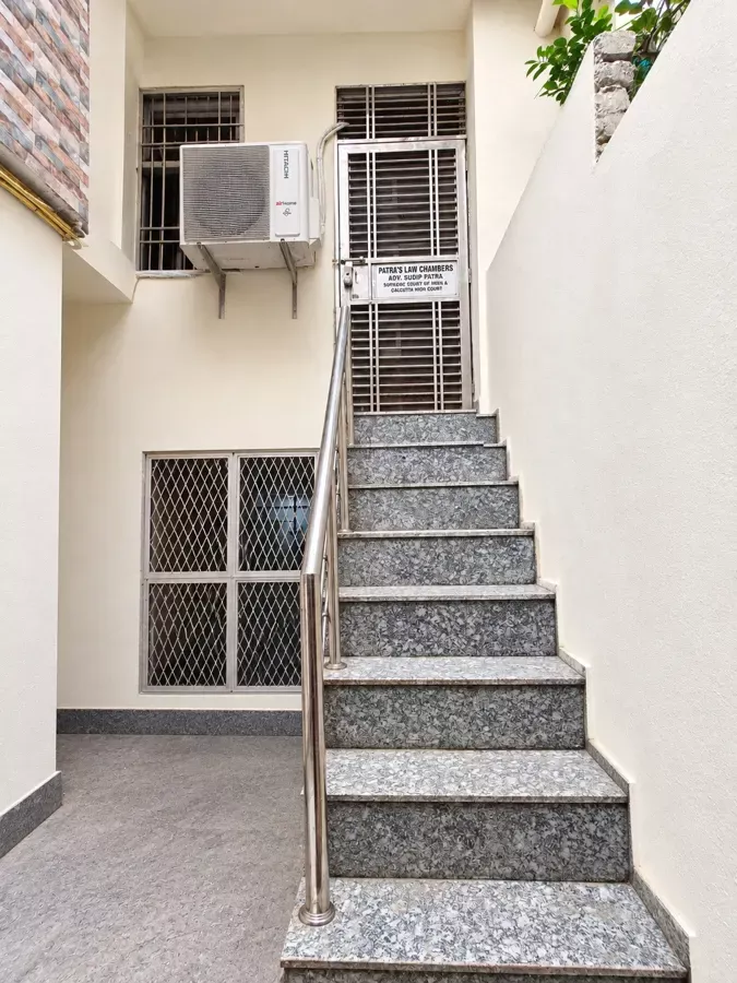 Entrance to the Delhi chambers of Patra's Law Chambers in Paharganj, New Delhi