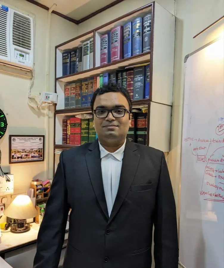 Advocate Sudip Patra at the Supreme Court, New Delhi